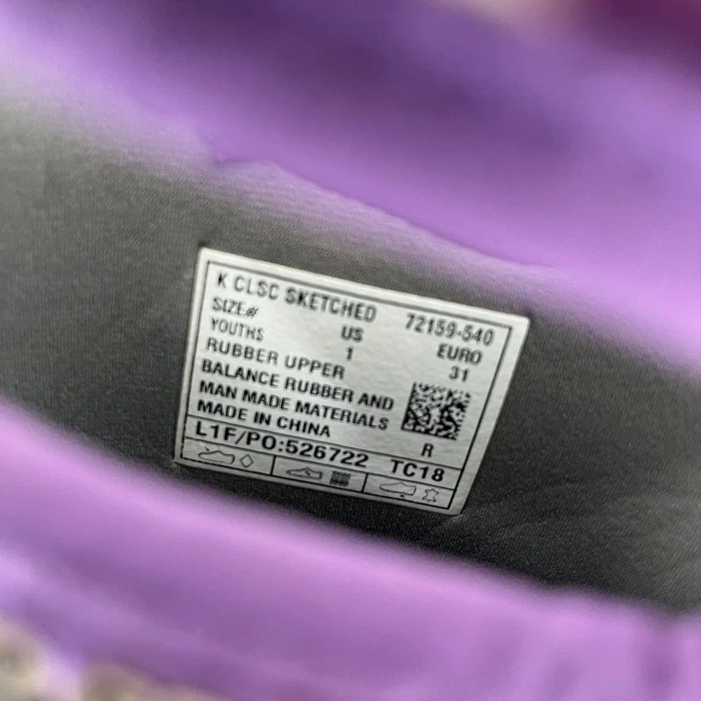 Bogs Kids Waterproof‎ Boots Purple Polka Dot Pull On Rain Boots Youth 1 EU 31
